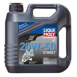 Huile moteur Liqui Moly 4 temps 20W50 Basic street - 4 litres