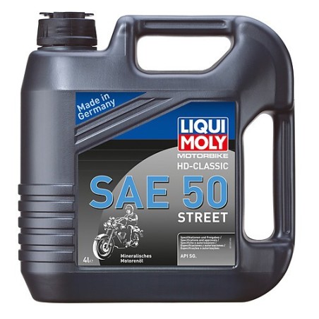 Huile moteur Liqui Moly 4 temps SAE 50 HD classic - 4 litres