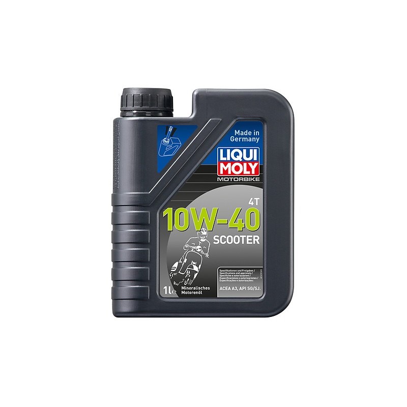 Huile moteur 4 temps 10W40 Scooter 1 litre