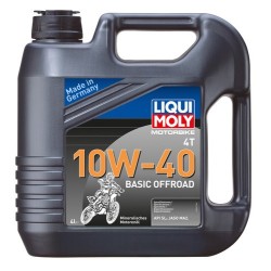 Huile moteur Liqui Moly 4 temps 10W40 Tout-terrain basic - 4 litres