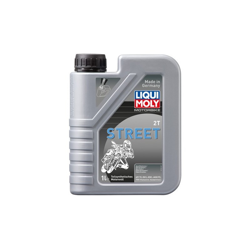 Huile moteur Liqui Moly 2 temps semi-synthèse Street - 1 litre