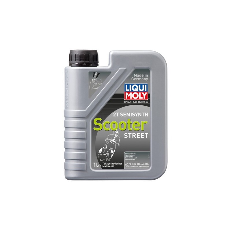 Huile moteur Liqui Moly 2 temps semi-synthèse Scooter Street - 1 litre