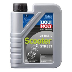 Huile moteur Liqui Moly 2 temps minérale Scooter basic - 1 litre