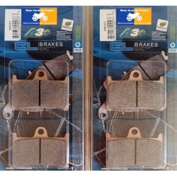 2 sets of front brake pads CL for Yamaha BT 1100 Bulldog 2002-2006