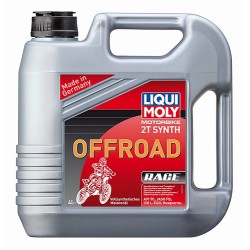 Huile moteur Liqui Moly 2 temps 100% synthèse Tout-terrain Race 4 litres