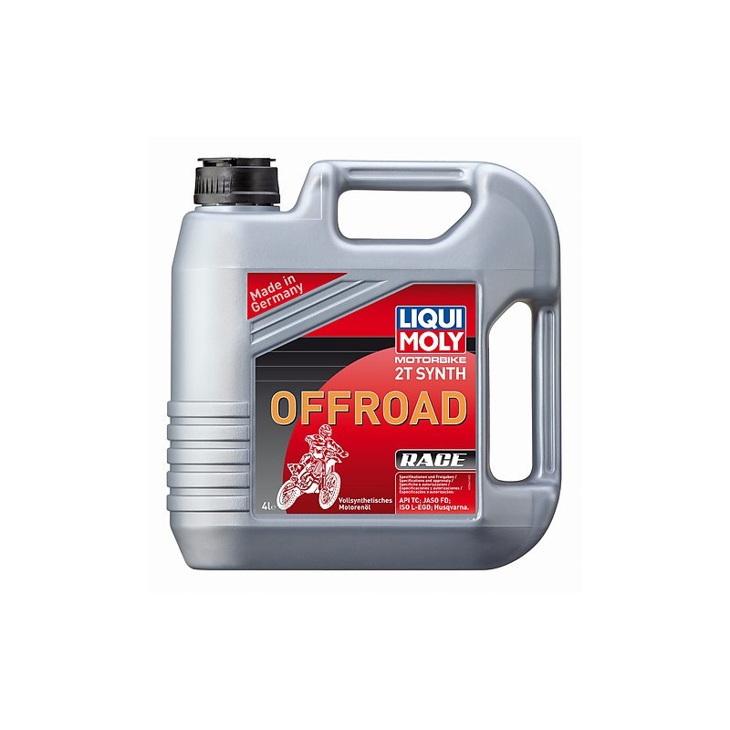 Huile moteur Liqui Moly 2 temps 100% synthèse Tout-terrain Race 4 litres