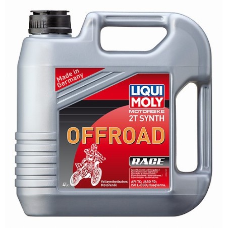 Huile moteur Liqui Moly 2 temps 100% synthèse Tout-terrain Race 4 litres