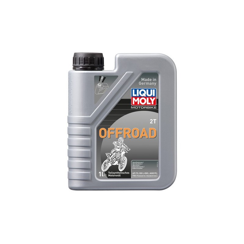 Huile moteur Liqui Moly 2 temps semi-synthèse Tout-terrain - 1 litre