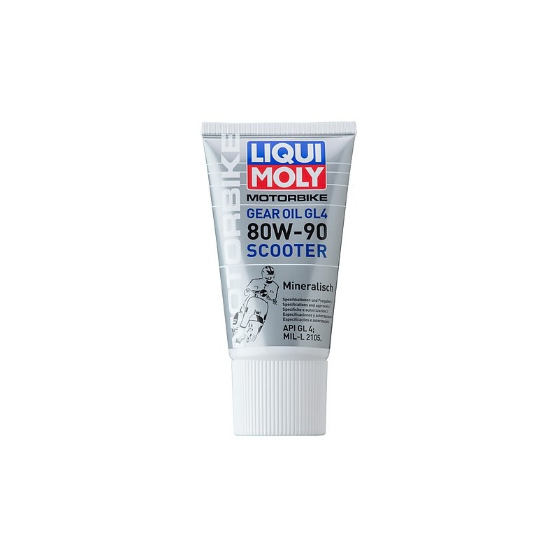 Huile de boite Liqui Moly minérale Scooter 80W90 - 0,15 litre