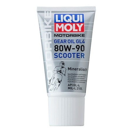 Huile de boite Liqui Moly minérale Scooter 80W90 - 0,15 litre