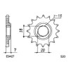 Kit de transmission F.E. pour Suzuki 125 RM 1981-1982 acier
