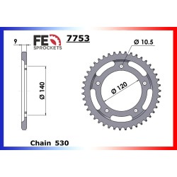 Kit de transmission F.E. - Suzuki GSF 1200 Bandit N/S /ABS 2006