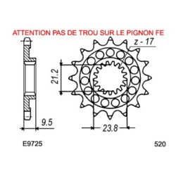 Kit de transmission F.E. pour Suzuki 450 RMZ 2005-2007