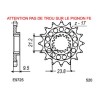 Kit de transmission F.E. pour Suzuki 450 RMZ 2005-2007