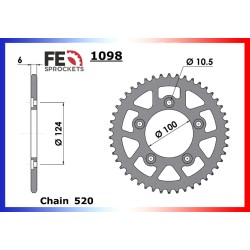 Kit de transmission F.E. pour Ducati 899 Panigale 2014-2018