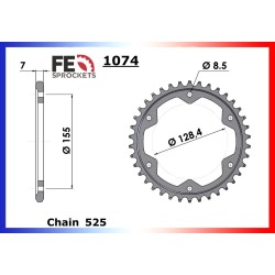 Kit de transmission F.E. pour KTM 1290 Super Duke GT ABS 2016-2021