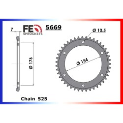 Kit de transmission F.E. - Honda VFR 800 X Crossrunner sans ABS 2017-2019