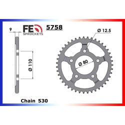 Kit de transmission F.E. pour Triumph 1200 Trophy 2001-2003