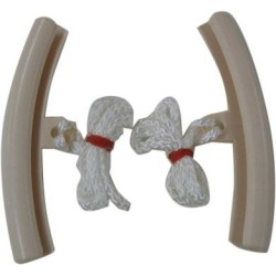 Jeu de 2 protections de jante en nylon
