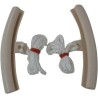 Jeu de 2 protections de jante en nylon