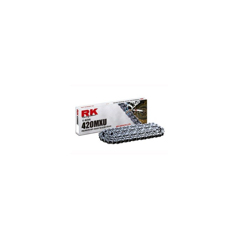 Chaine RK pas de 420 type MXU pour tout-terrain + attache rapide Chaine RK pas de 420 type MXU pour tout-terrain + attache rapide