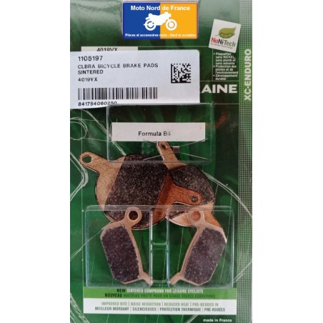 Jeu de plaquettes de frein Carbone Lorraine type 4019VX