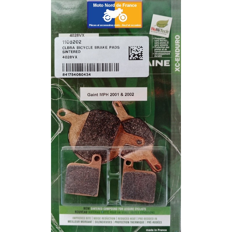 Set of brake pads Carbone Lorraine type 4028VX Set of brake pads Carbone Lorraine type 4028VX