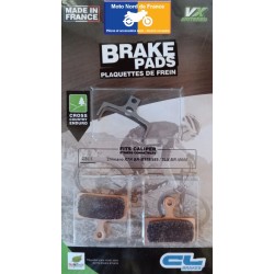 Jeu de plaquettes de frein Carbone Lorraine type 4055VX
