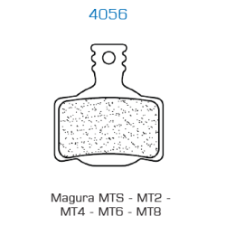 Set of brake pads Carbone Lorraine type 4056ECX