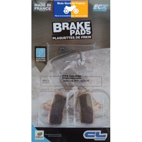 Jeu de plaquettes de frein Carbone Lorraine type 4054ECX
