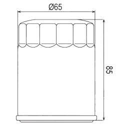 Filtre à huile PowerFlux type 97M148K - Similaire HF148