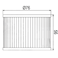 Filtre à huile Sifam type 97X303K - Similaire HF401