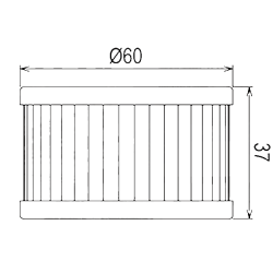 Filtre à huile Sifam type 97X308K - Similaire HF137
