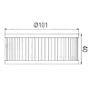Filtre à huile Sifam type 97X311K - Similaire HF146