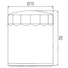 Filtre à huile Sifam type 97C314K - Similaire HF171