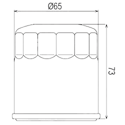 Filtre à huile Sifam type 97F306K - Similaire HF303