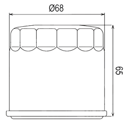 Filtre à huile Sifam type 97K301K - Similaire HF138