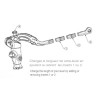 Front brake master cylinder Accossato type Revolution fixed distance