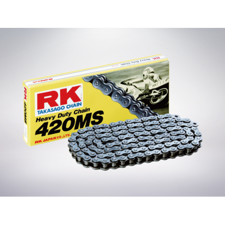 Chaine RK pas de 420 type MS Heavy Duty + attache rapide