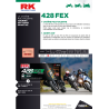Chaîne RK pas de 428 type FEX XW'ring super-renforcée + attache rapide