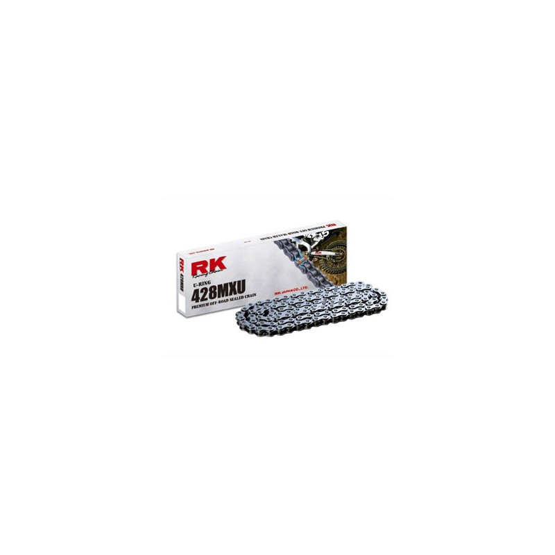 Chaine RK pas de 428 type MXU pour tout-terrain + attache rapide Chaine RK pas de 428 type MXU pour tout-terrain + attache rapide