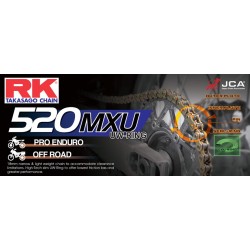 Chaine RK pas de 520 type MXU pour tout-terrain + attache rapide