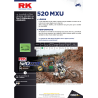 Chaine RK pas de 520 type MXU pour tout-terrain + attache rapide