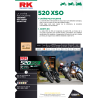 Chaine RK pas de 520 type XSO RX'ring super-renforcée +attache à river