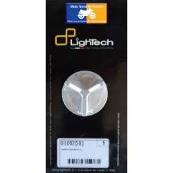 Bouchon de carter d'huile LighTech - 3 branches - M25x1.25 - Argent