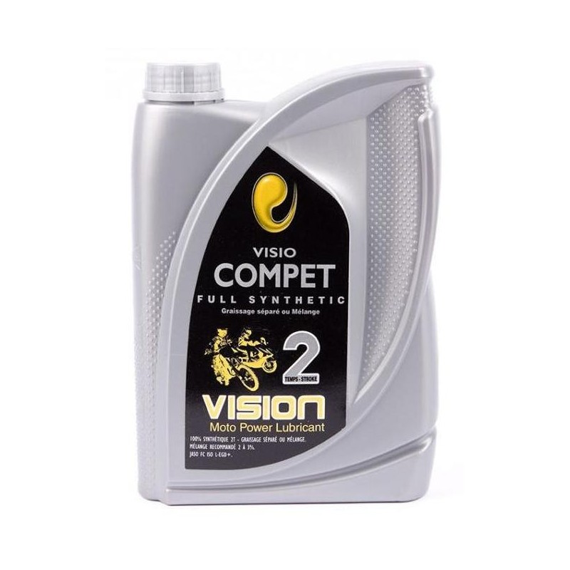 Huile moteur 2 temps Visio Compet full synthétique 1 Litre