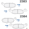 Plaquettes de frein avant CL - Suzuki GSF 600 Bandit S/N 2000-2004