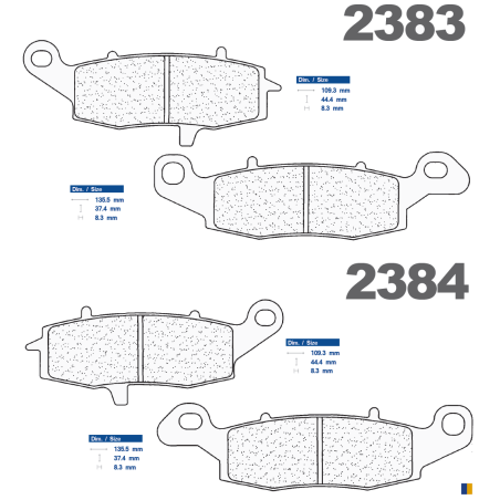 Plaquettes de frein avant CL - Kawasaki Z750 /S 2004-2006