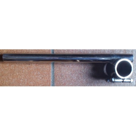 Demi guidon gauche adaptable chromé D35