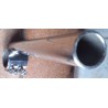 Demi guidon gauche adaptable chromé D35